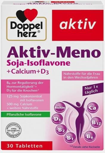 DOPPEL HERZ AKTIV - MENO ISOFLAVONAS 30 COMPRIMIDOS