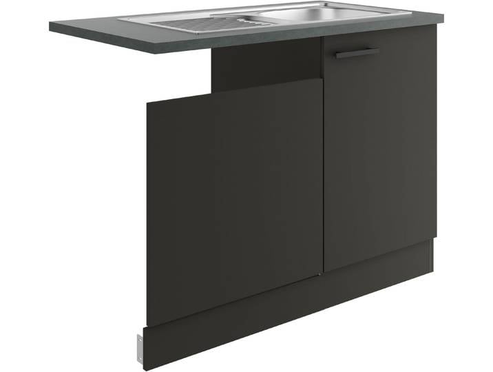 OPTIFIT Spülenschrank Palma Breite 110 cm, geeignet für teilintegrierte Geschirrspüler