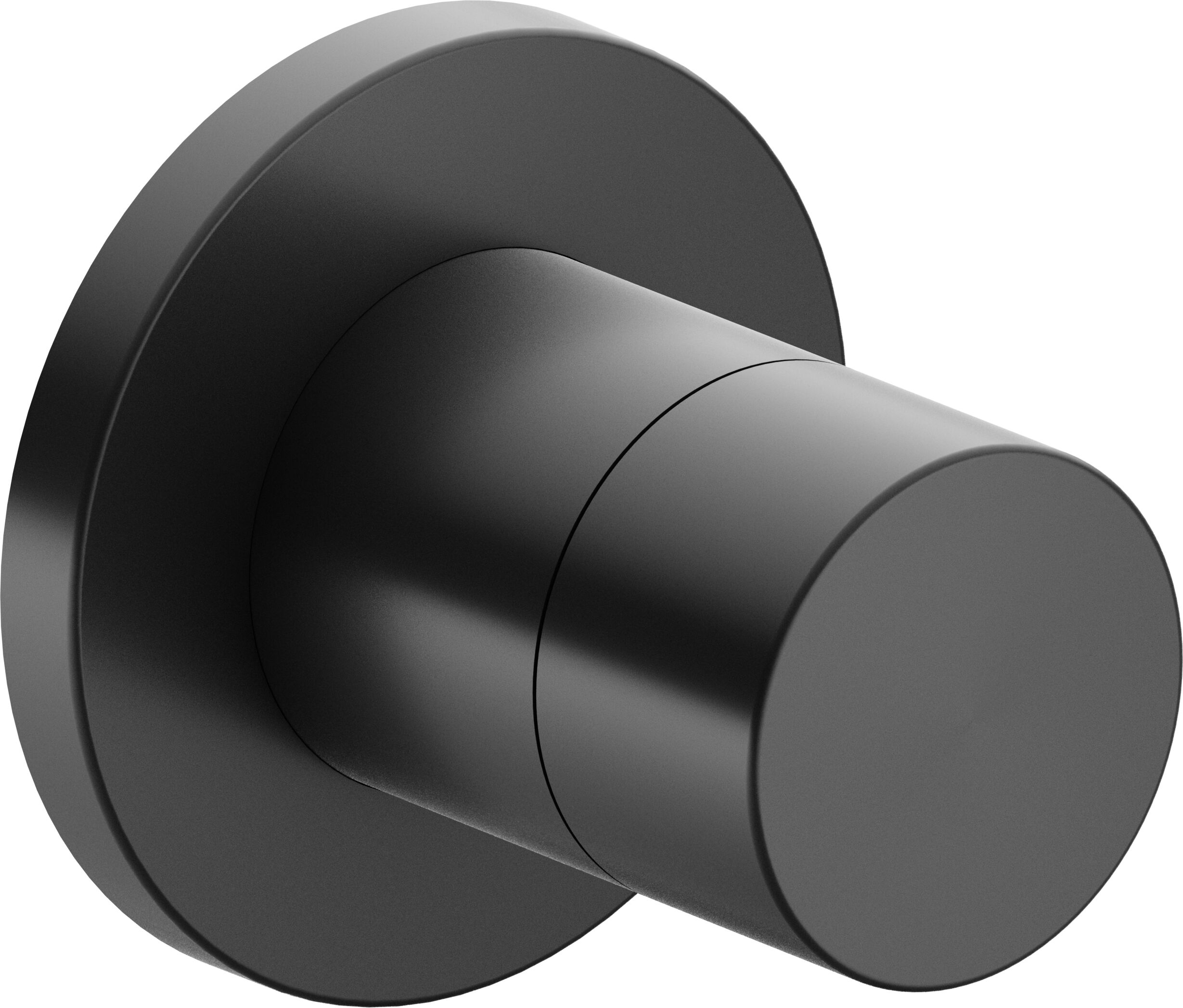 Keuco IXMO Pure inverseur 3 voies 59548130001 UP Vanne d'inverseur 3 voies, ronde, chrome noir brossé