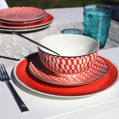 Euro Ceramica Simpatico 16-piece Dinnerware Set (Service for 4)