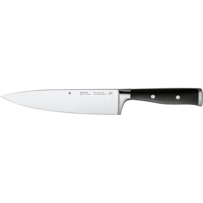 Kochmesser WMF "Grand Class", grau (edelstahl), Klingenlänge 20cm, Spezialklingenstahl, Kochmesser, Kochmesser, langanhaltende Schärfe, handgeschmiedeter Spezialklingenstahl