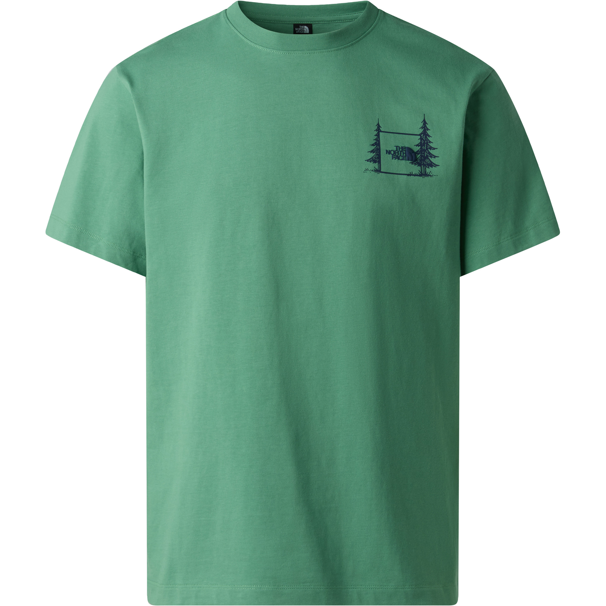 The North Face Camping Relaxed Herren T-Shirts gruen Größe S Lifestyle Atmungsaktiv