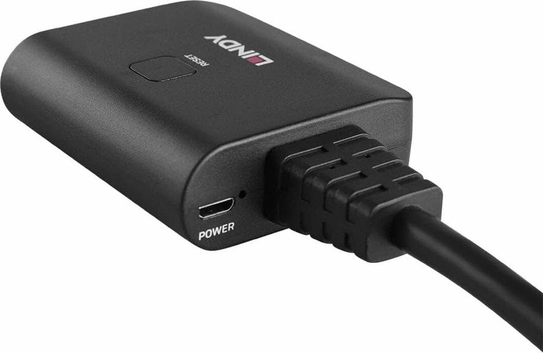 Lindy 38356 HDMI Adapter met 2x HDMI, 3840 x 2160 pixels, 60 Hz, Zwart