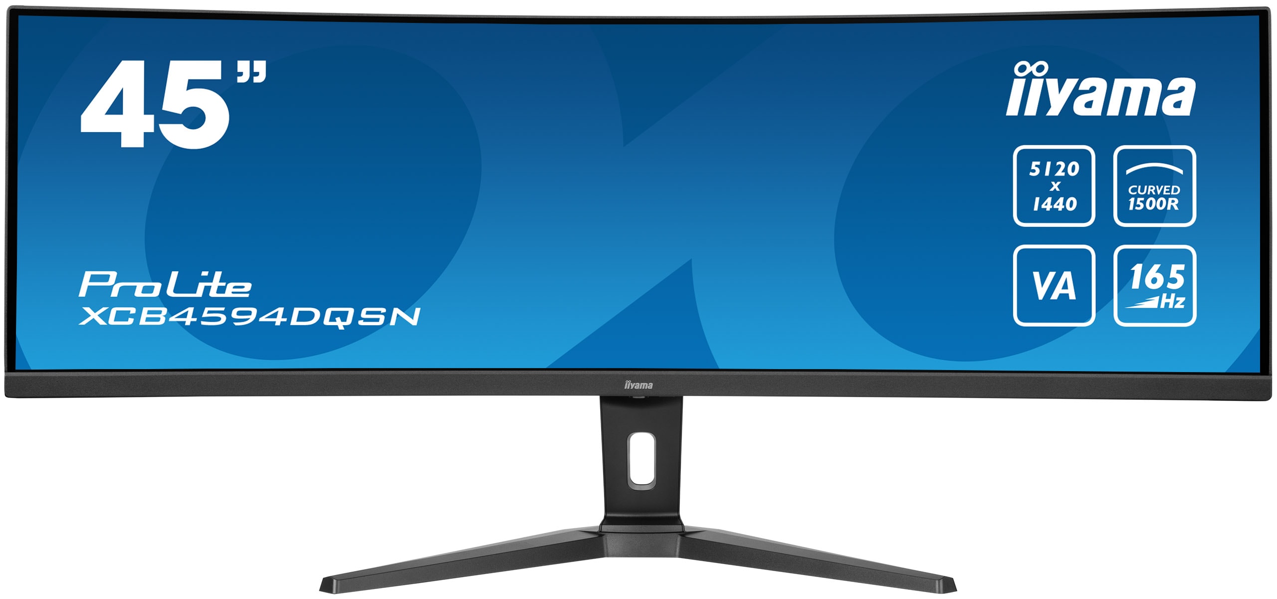 iiyama ProLite XCB4594DQSN-B1 44.5 Zoll DQHD VA Panel 32:9 165 Hz Curved Monitor