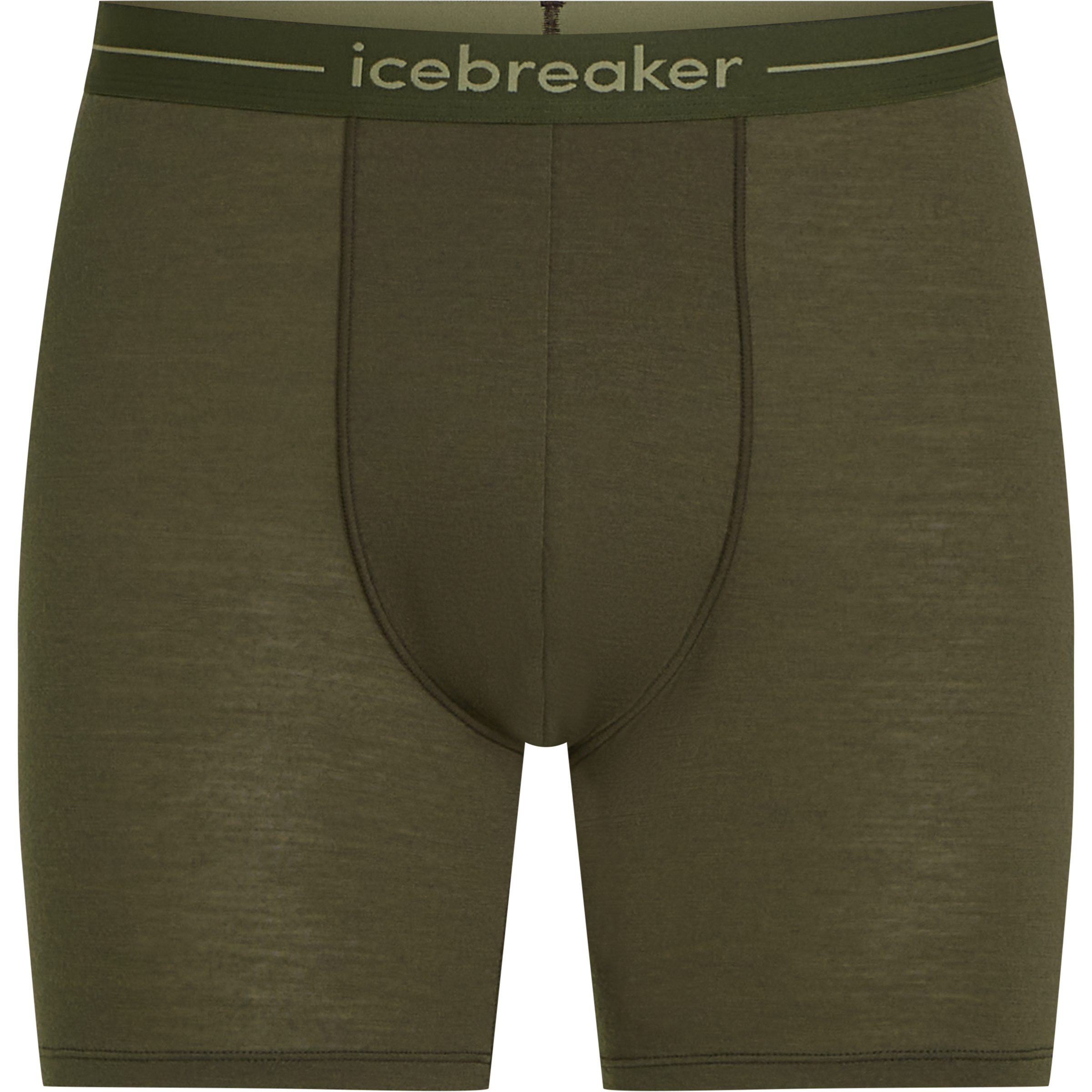 Icebreaker Anatomica Long Boxer Herren Kurze Unterhose oliv Größe XXL Hautfreundlich Merinowolle
