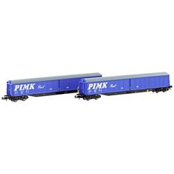 Hobbytrain H23445 N 2er-Set Schiebewandwagen Habis der Pimk Rail 2er-Set Schiebewandwagen Habis der Pimk Rail
