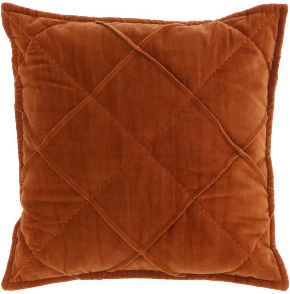Unique Living Kussen Doutzen Bruin Leer 45 x 45 cm