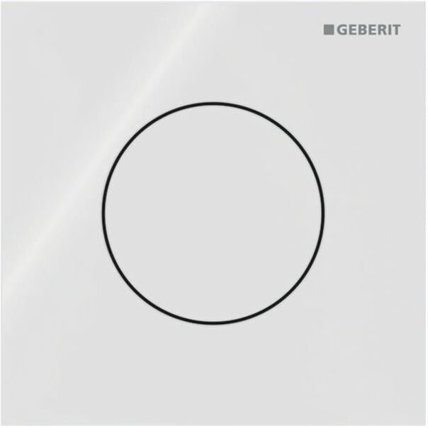 Geberit Typ 40 Urinal-Steuerung 116014SI1 pneumatisch, Round, weiß