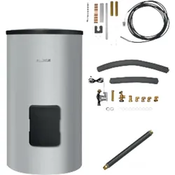 Buderus Logaplus M SH180 silber mit BCC27 HE und Ergänzungs-Set