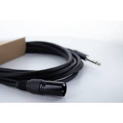 Cordial EM 1 MV XLR Verbindungskabel [1x XLR-Stecker 3 polig - 1x Klinkenstecker 6.3 mm (stereo)] 1 m Schwarz 14810