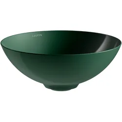 LAUFEN CHARACTERS Waschtisch-Schale, rund, ohne Hahnloch, ohne Überlauf, 300x300x118mm, H512CA10141121, Farbe: Deep Green