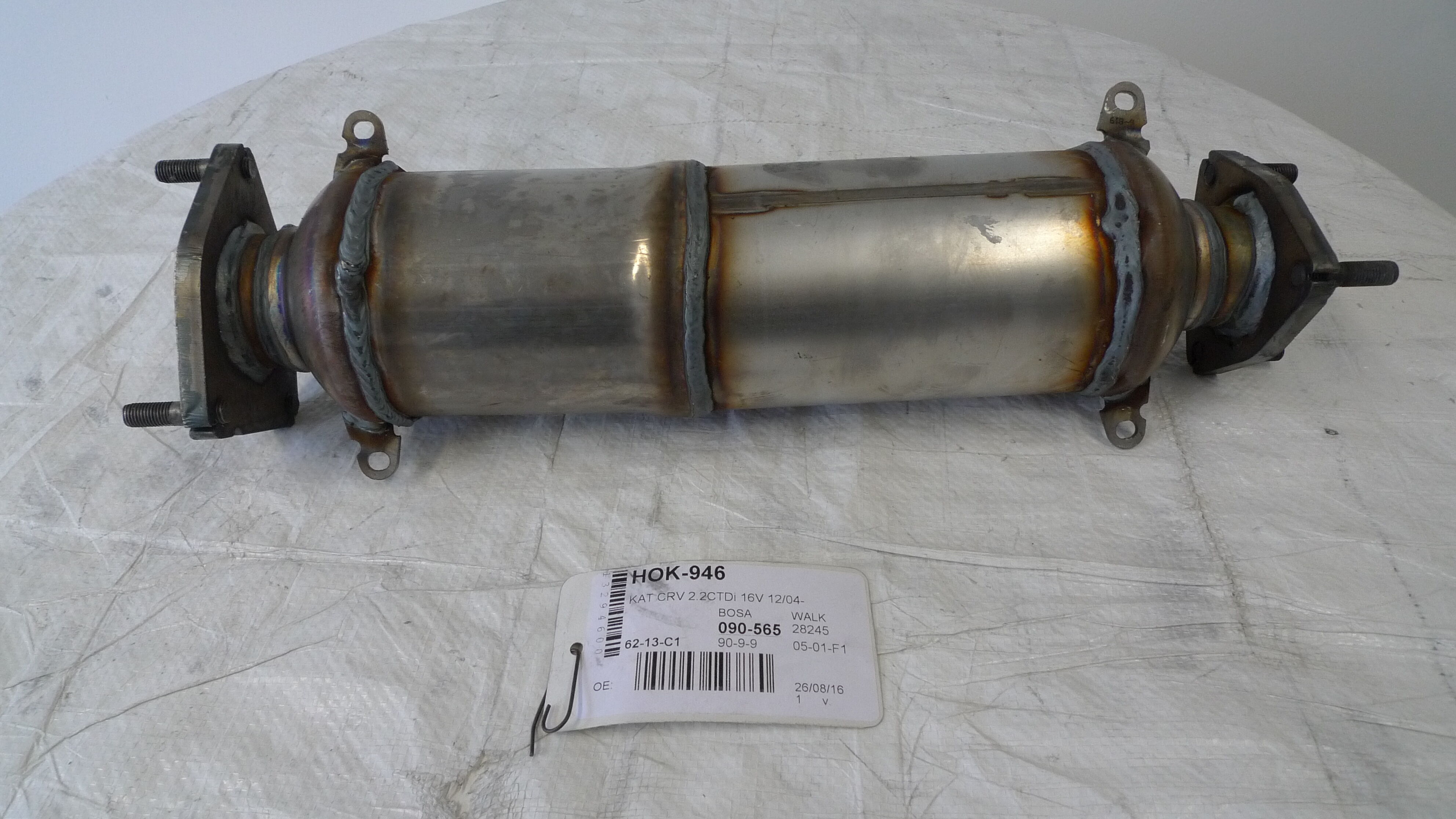 Vegaz Katalysator Hok946 Hinten Für Honda