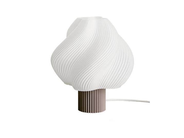 Crème Atelier Soft Serve Tischleuchte Mocha, Grande, 34 cm