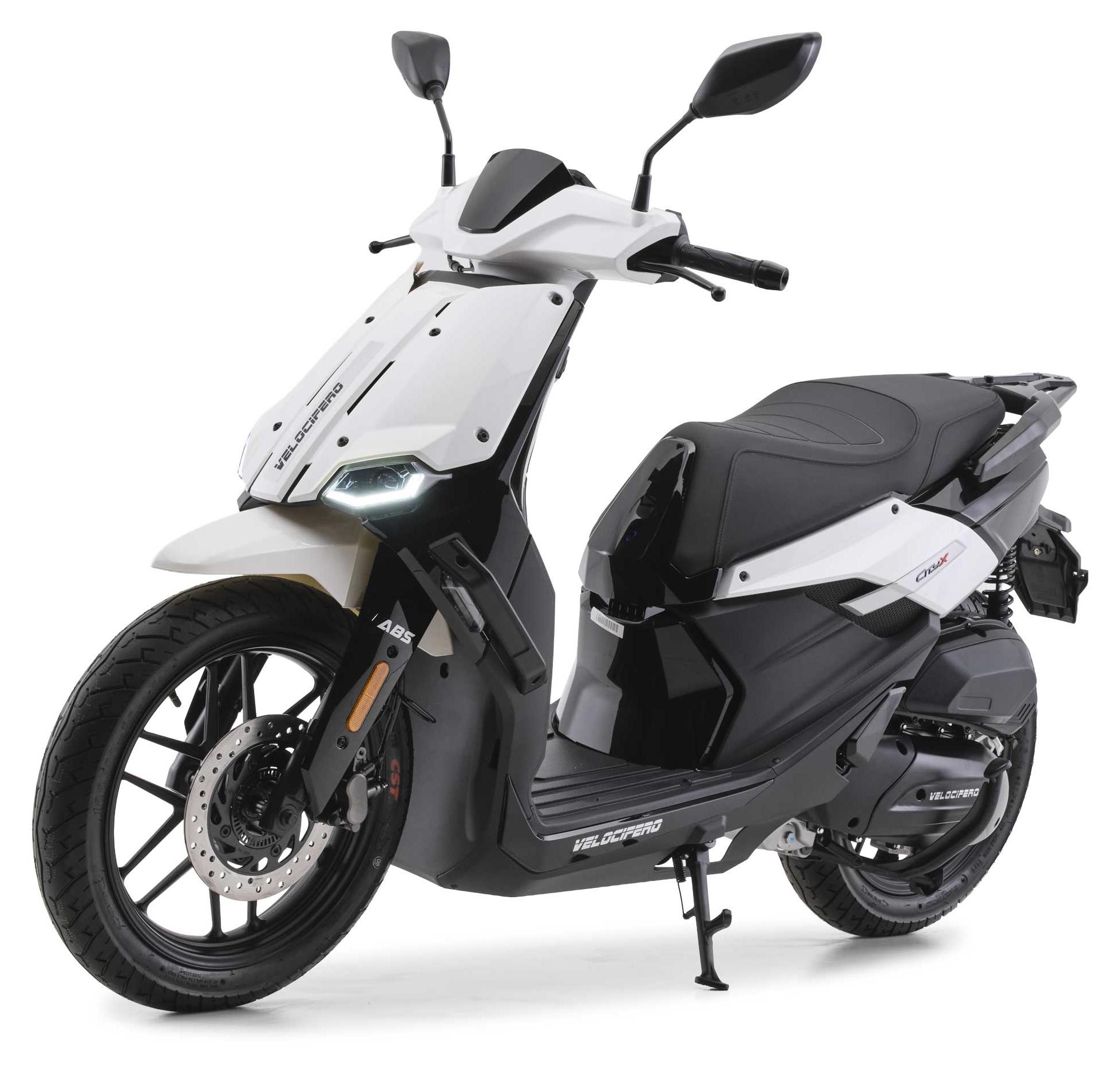 Motorroller CITY-X - Weiß - 125ccm - 99km/h, Euro 5+, KeylessGo, LED Beleuchtung 16 Zoll Räder