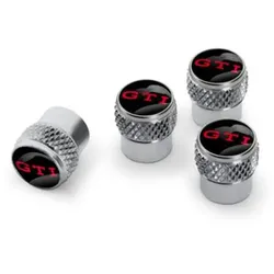 Volkswagen Ventilkappen GTI Logo für Gummi- / Messingventile 4 Stück 000071215Q