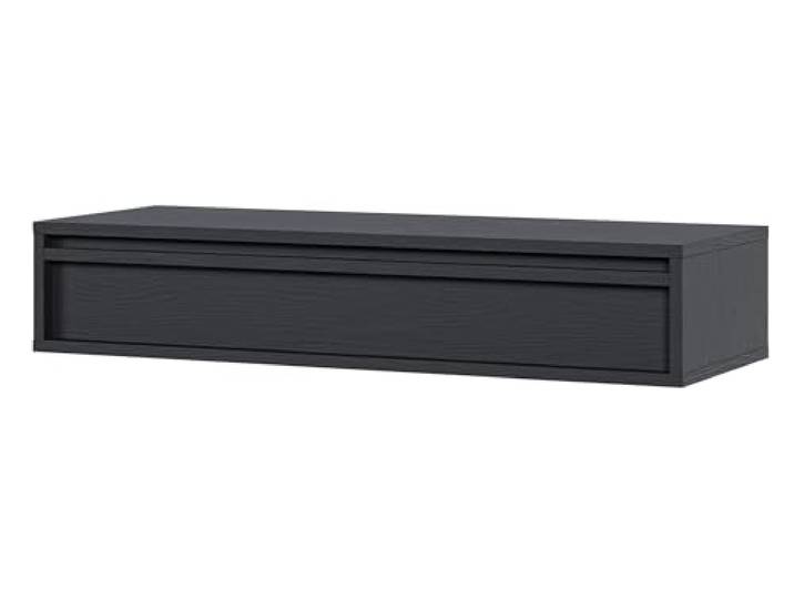 Selsey Evo - Table Console - 90 cm - avec tiroir - Suspendu - Noir