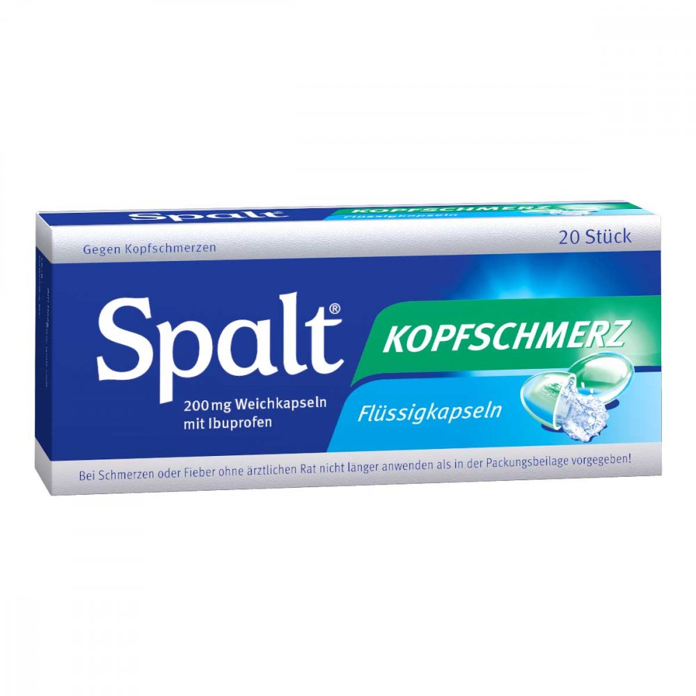 PharmaSGP GmbH Spalt Kopfschmerz 200mg Weichkapseln 00659940