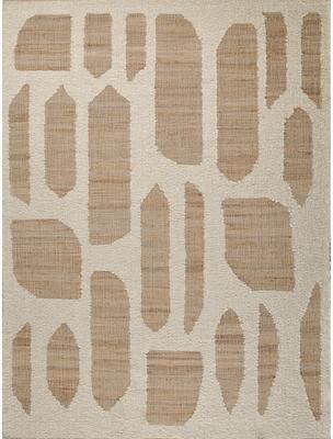 Exquisite Rugs Pompano flatweave Wool/Jute Ivory/Beige Area Rug