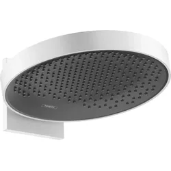 Hansgrohe Rainfinity Kopfbrause 360° 1-Jet, mattweiß, Brausekopfgröße 360 mm, Ausladung 381 mm, Anschluss DN15