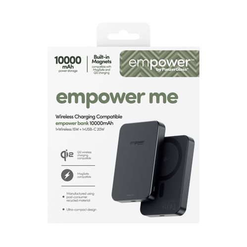 PanzerGlass empower Powerbank 10000mAh Space Black