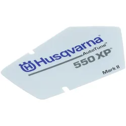 Original Husqvarna Aufkleber Startergehäuse Schriftzug 550 XP für 550 XP G II 550 XP G II TrioBrake 550 XP II 550 XP II TrioBrake