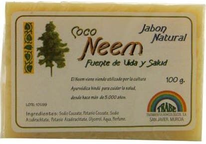 Trabe Jabón Neem Coco Antiséptico 100 g