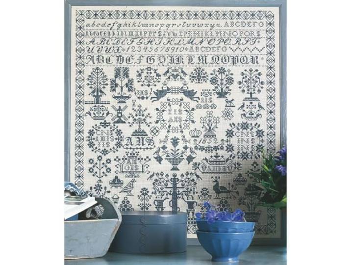 Permin Sampler, Multi, 55x58cm