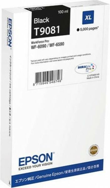 Epson T9081 (C13T908140) Druckerpatrone Schwarz