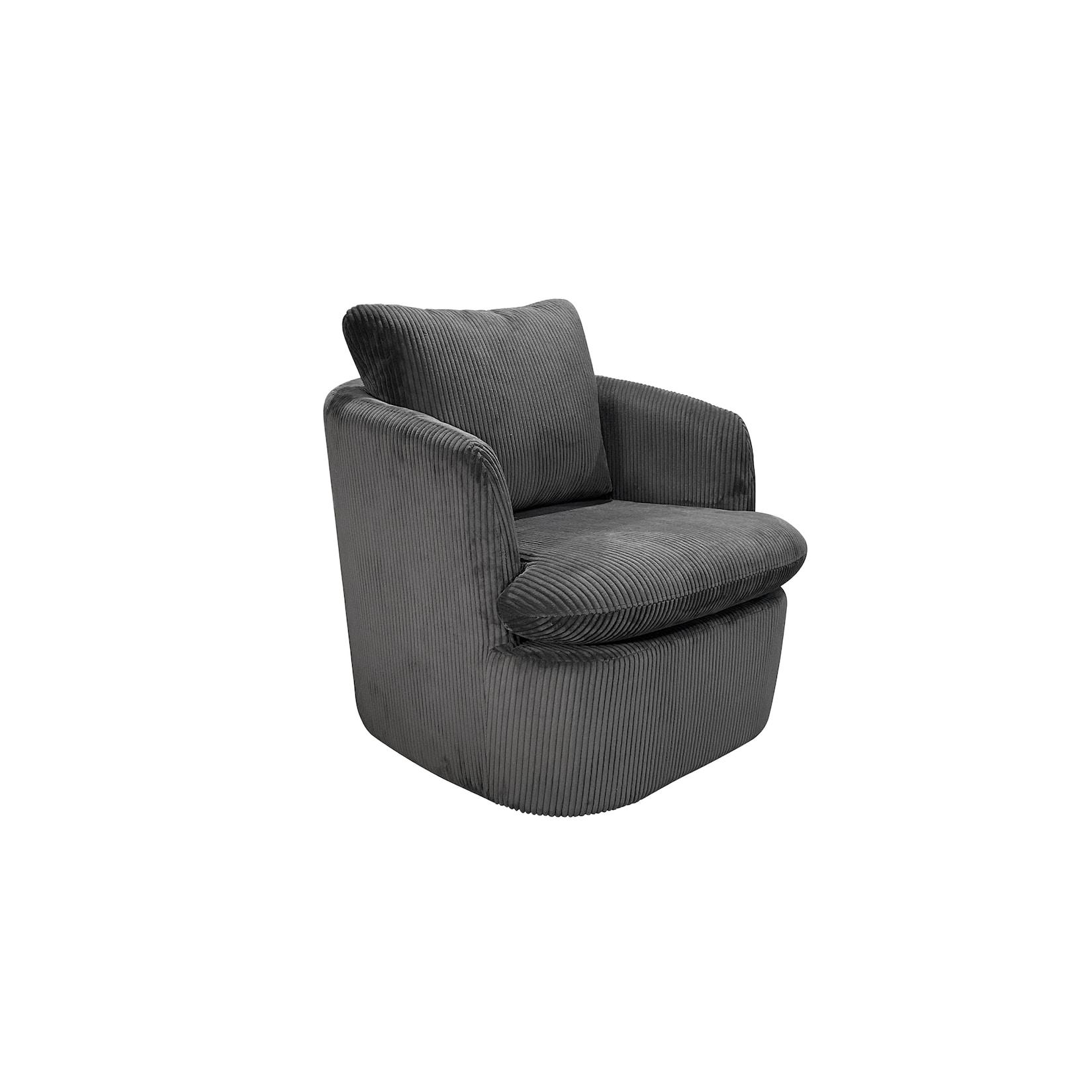 byLIVING Sessel HARMONY, Breite 72 cm, dunkelgrau