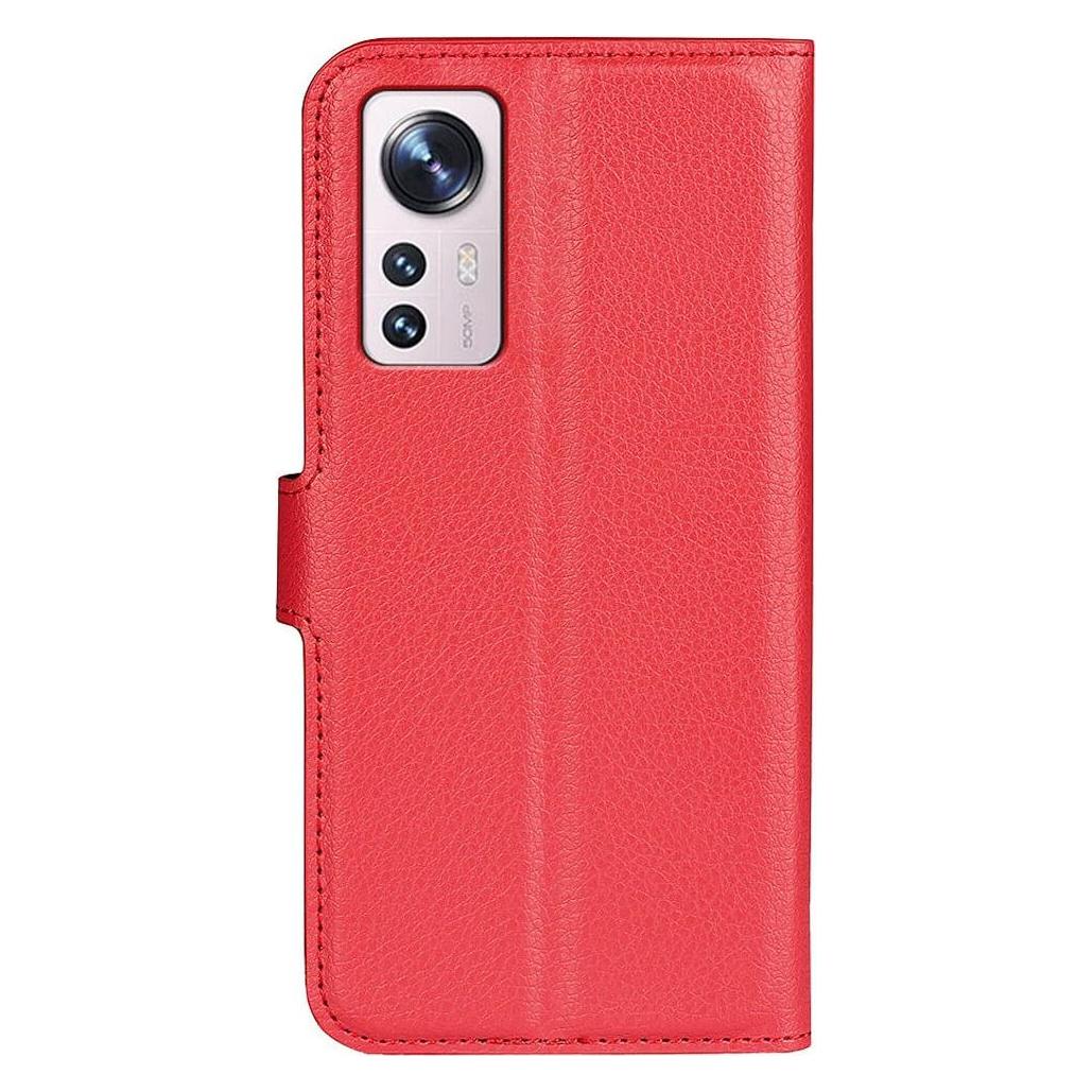 Cover-Discount Xiaomi 12 Lite - Leder Etui Hülle rot (Xiaomi 12 Lite) (101915948D)