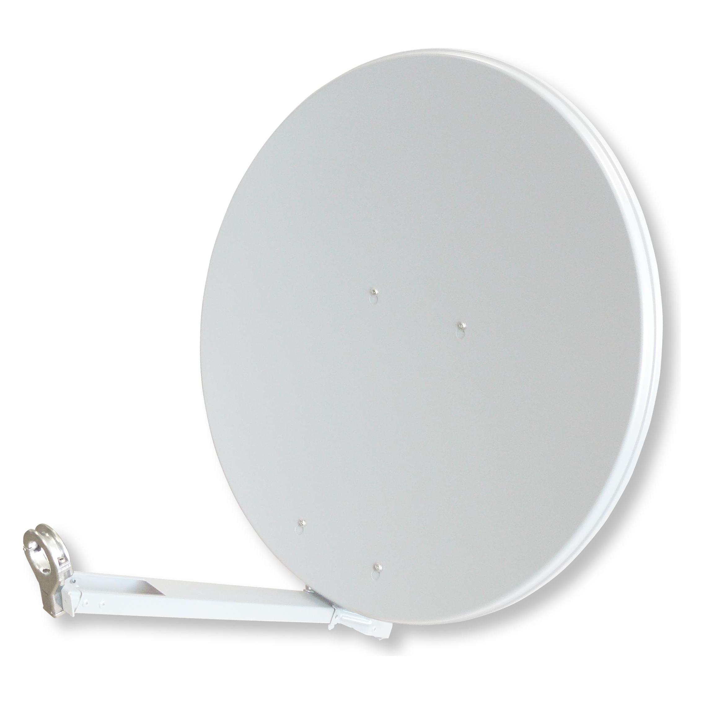 Televes S860CLW 75x80 cm Alureflektor Classic Line (790612) (Parabolantenne, 39.30 dB, DAB/ DAB+) (S860CL-W)