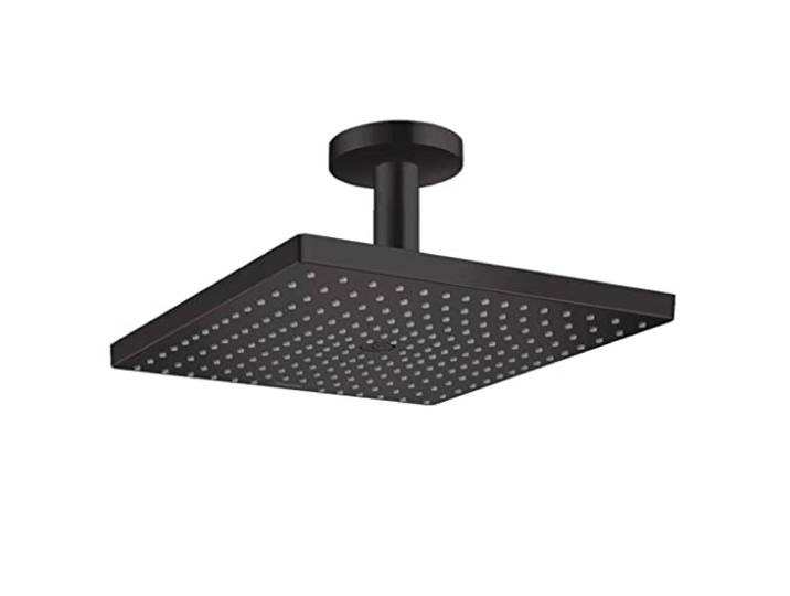 hansgrohe Raindance E Douche de tête 300 1 jet avec raccord plafond\, noir mat\, 26250670