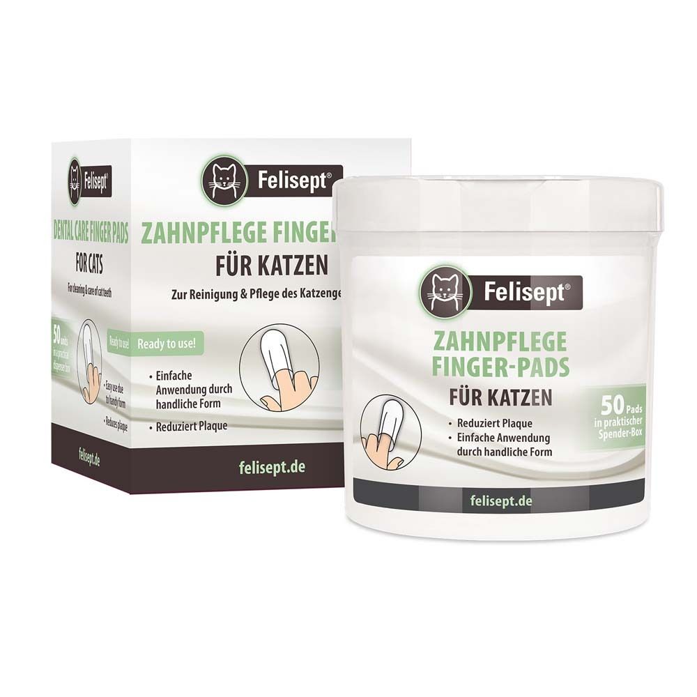Felisept Zahnpflege Finger-Pads f.Katzen 50 St Pads