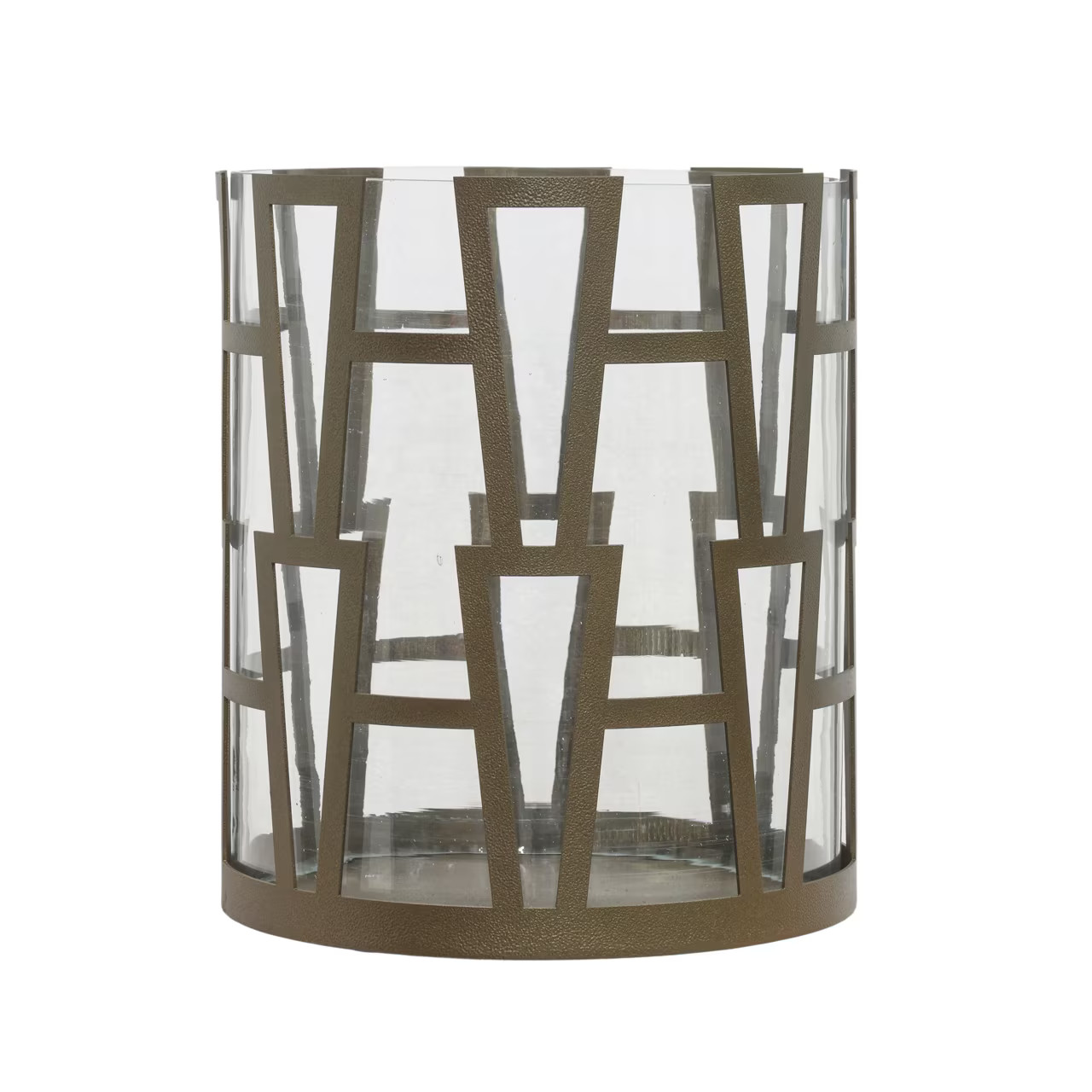 Richmond Interiors Windlicht Shandy Brass Antique Hoogte: 31 cm