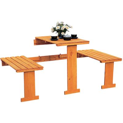 Balkonset PROMADINO, braun, Sitzmöbel-Sets, Balkonset