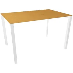 Profilo Konferenztisch 80x120 cm Laminierte Platte Buche natur