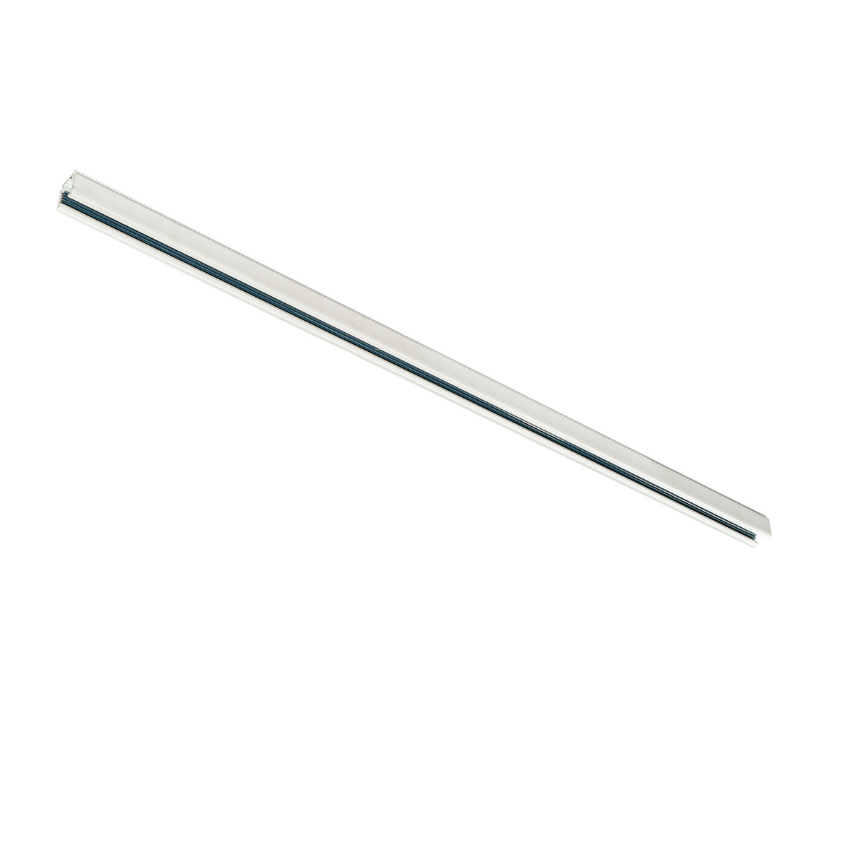 Qazqa Moderne 3-fase aluminium rail wit, Lengte: 100 cm