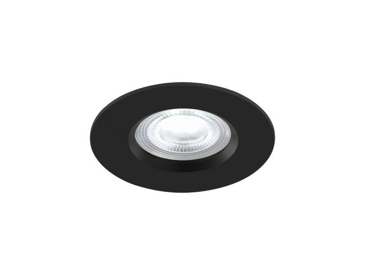 Spot encastré Don Smart noir, lot de 3, Ø 8,5 cm, IP65, RGBW - Nordlux - Salle de bains - Plastique - À ampoule unique