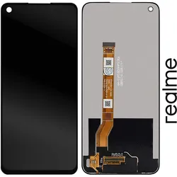 realme Ersatzdisplay + Touchscreen (Display, Realme 9 5G), Mobilgerät Ersatzteile, Schwarz