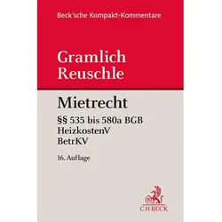 Mietrecht, Fachbücher von Fabian Reuschle, Bernhard Gramlich