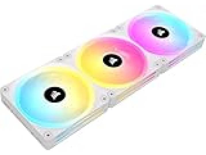 CORSAIR iCUE LINK QX120 RGB à Dôme Magnétique de 120mm Ventilateurs – Blanc