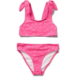 Tchibo - Kinder-Bikini - Mädchen - Gr. 110/116 - pink/print