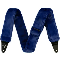 Fender Poodle Plush Strap Blue - Gitarrengurt