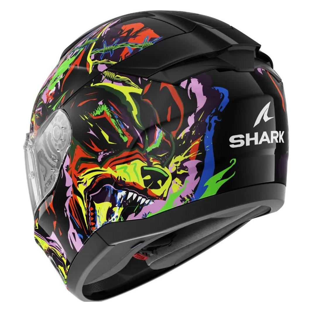 Shark Integralhelm RIDILL 2 RAGING BEAST (M, 57 - 58 cm) (HE1118EKVY)