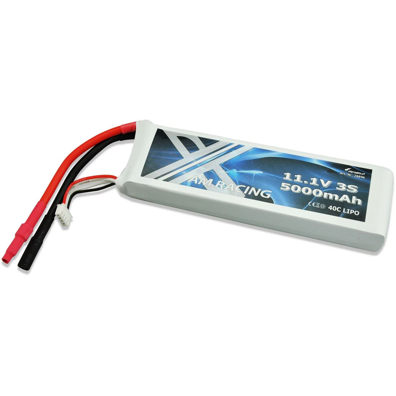 Amewi Zubehör LiPo Akku 3S 11,1V 5000mAh 40C Softcase