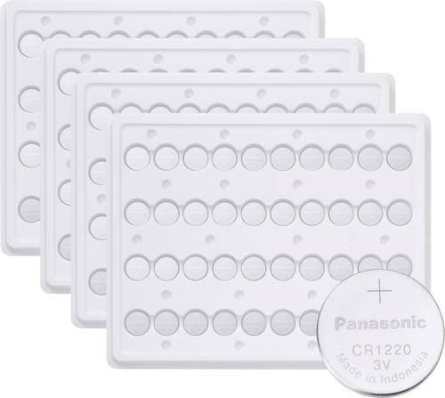 Panasonic Knopfzelle CR1220 3V 1600 St. 35 mAh Lithium CR1220