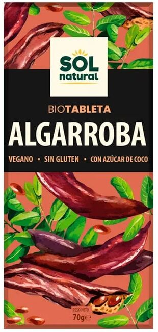 Sol Natural Tablete De Alfarroba Bio 70g