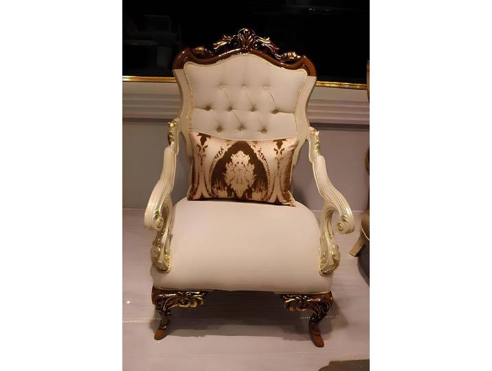 Xlmoebel Armlehnstuhl Exklusive bequeme Möbel im luxuriösen Beige für Ihr Wohnzimmer (Sessel, 1 St), Made in Europa