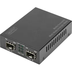 DIGITUS DN-82133 - Medienkonverter, Gigabit Ethernet, SFP / SFP