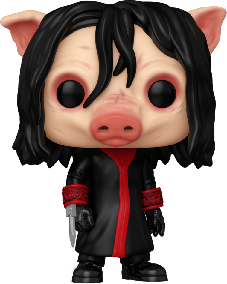 Funko Pop! Movies Saw Jigsaw Killer with Chase Chance #1820 - Horror Figure - Black & Red - Collectible